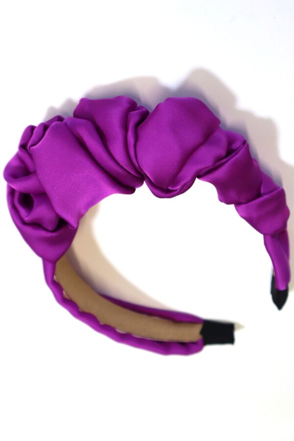 sulbi opaska sztuczny jedwab fioletowa